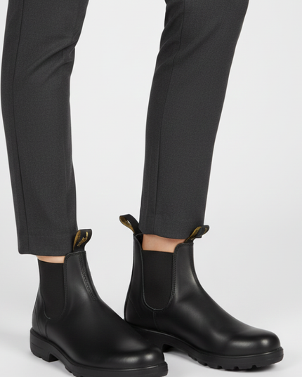 Women's Pull-Tab Chelsea Boots with a Chunky Sole
