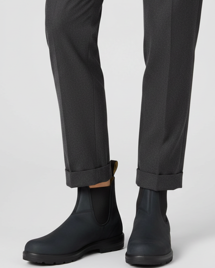 Women's Pull-Tab Chelsea Boots with a Chunky Sole