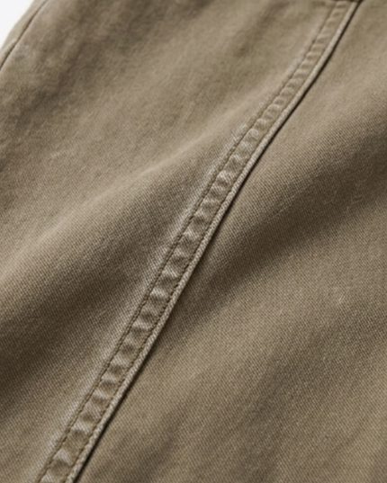 Women's Ruched-Hem High-Rise Tapered Ankle Pants