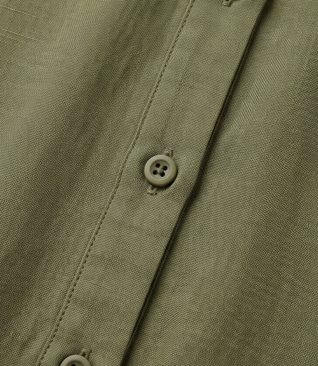 Women's Shirt Dress in a Relaxed Maxi Cut with Pockets