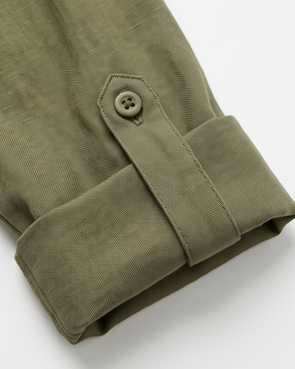 Women's Shirt Dress in a Relaxed Maxi Cut with Pockets