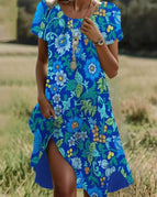 Blue Floral / XS