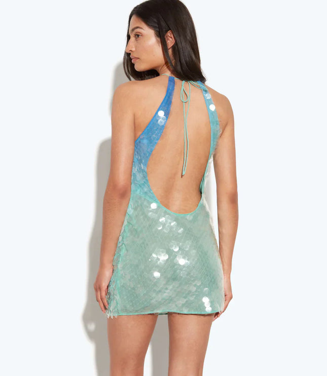 Women's Sleeveless Flowy Mini Homecoming Dress Summer Party