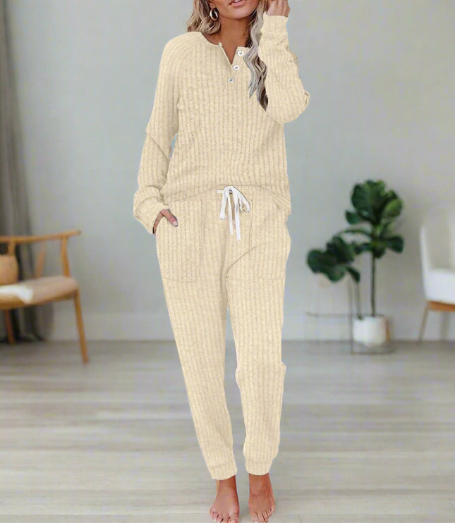 Women's Soft Loungewear in a Matching Top and Pants Set