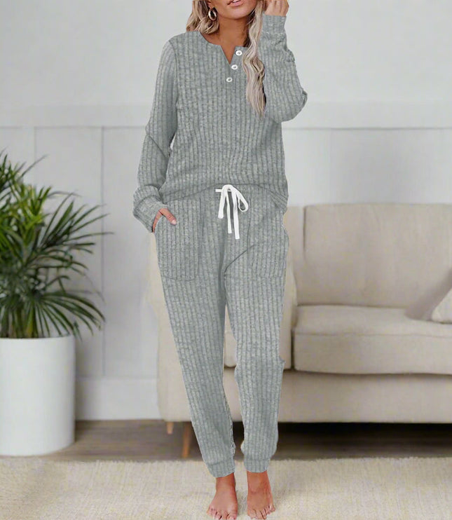 Women's Soft Loungewear in a Matching Top and Pants Set