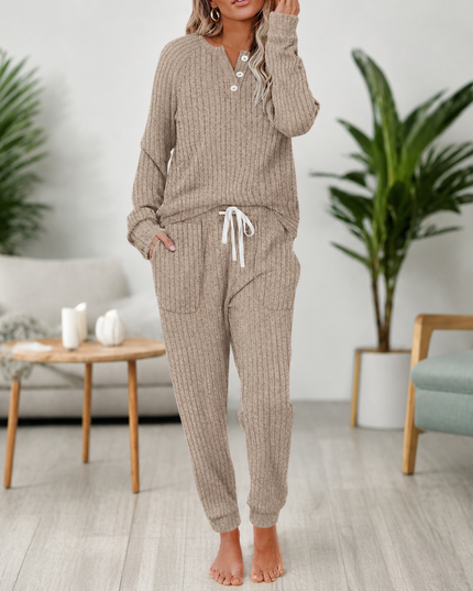 Women's Soft Loungewear in a Matching Top and Pants Set