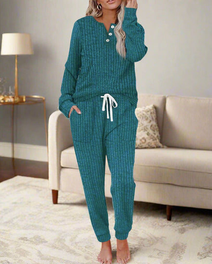 Women's Soft Loungewear in a Matching Top and Pants Set