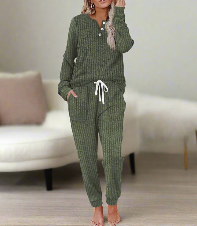 Women's Soft Loungewear in a Matching Top and Pants Set