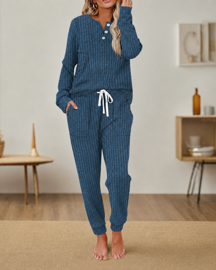 Women's Soft Loungewear in a Matching Top and Pants Set