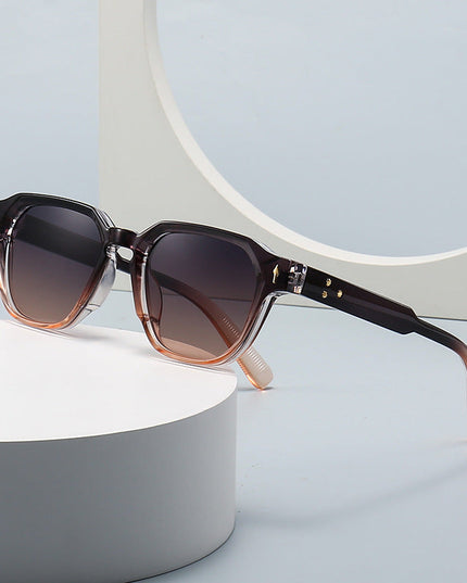 Women's Square Frame Sunglasses with Gradient Lenses