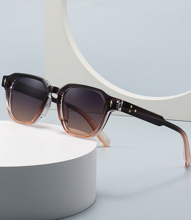 Women's Square Frame Sunglasses with Gradient Lenses