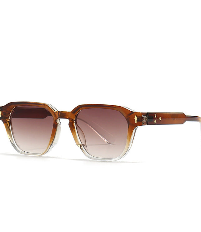 Women's Square Frame Sunglasses with Gradient Lenses