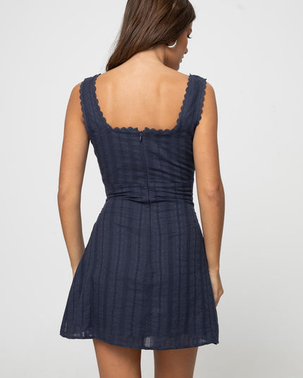 Women's Square Neck Summer Mini Homecoming Party Dress
