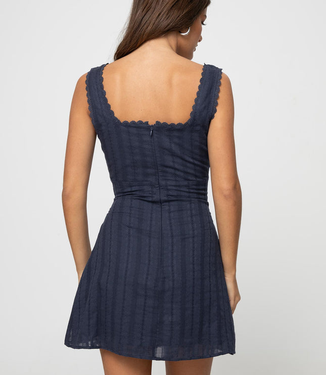 Women's Square Neck Summer Mini Homecoming Party Dress