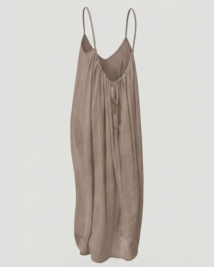 Women's Strappy Open-Back Floor-Length Maxi Sundress