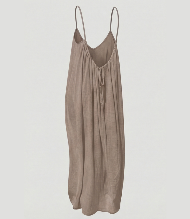 Women's Strappy Open-Back Floor-Length Maxi Sundress