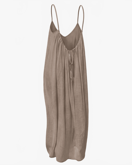 Women's Strappy Open-Back Floor-Length Maxi Sundress