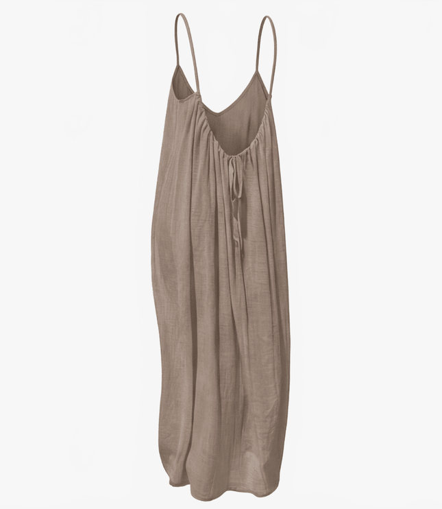 Women's Strappy Open-Back Floor-Length Maxi Sundress