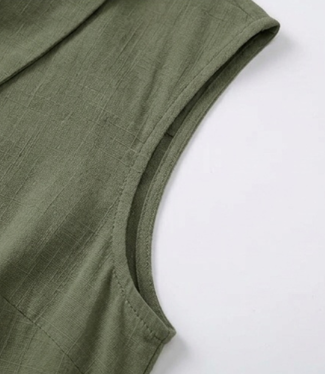 Women's Summer Blouse with Peter Pan Collar and Buttons