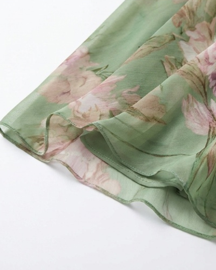 Women's Summer Maxi Dress in Floral with Halter Neck