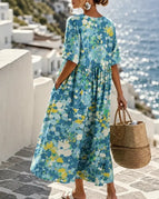 Blue Floral / XS