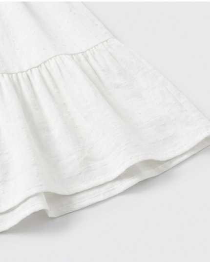 Women's Summer Midi Dress with Tiered Skirt and Pockets