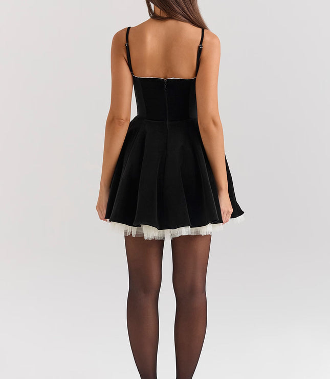 Women's Sweetheart Neck Skater Mini Homecoming Party Dress