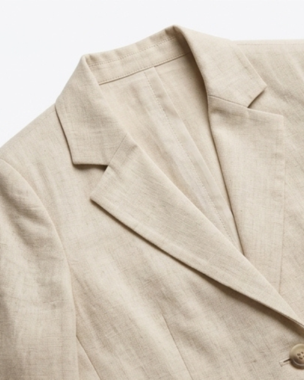 Women's Tapered Trousers Suit Set with a Single-Button Blazer