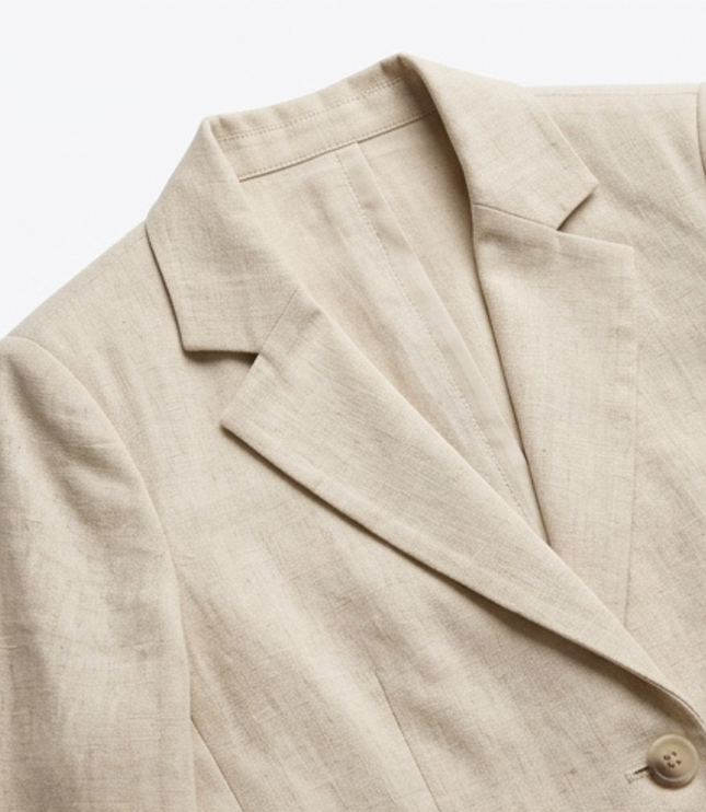 Women's Tapered Trousers Suit Set with a Single-Button Blazer
