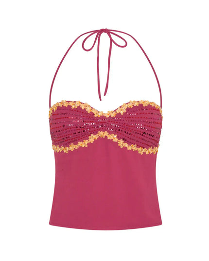 Women's Two Piece Co-ord Set Crop Top and Skirt Summer