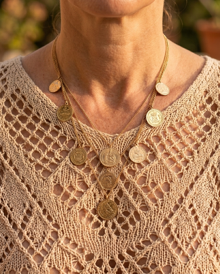 Women's V-Neck Pullover Top in a Relaxed Open Crochet Knit