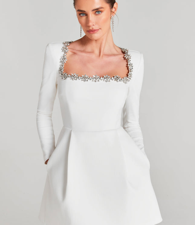 Women's Velvet Mini Homecoming Dress Wedding Guest Party