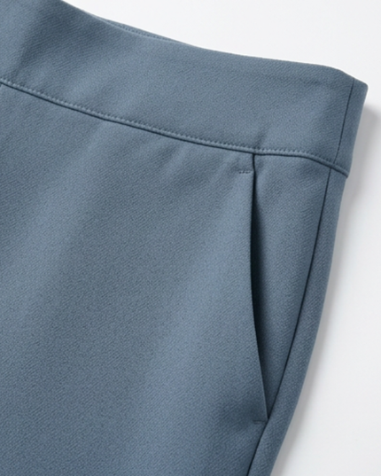 Women's Wide Leg Dress Pants with a Wrap Front and High Waist