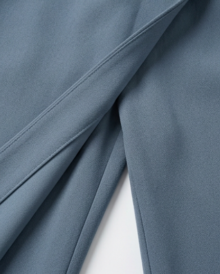 Women's Wide Leg Dress Pants with a Wrap Front and High Waist