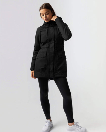 Women's Winter Coat in a Utility Parka Cut with a High Neck