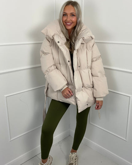 Women's Winter Puffer Jacket, Short and Quilted