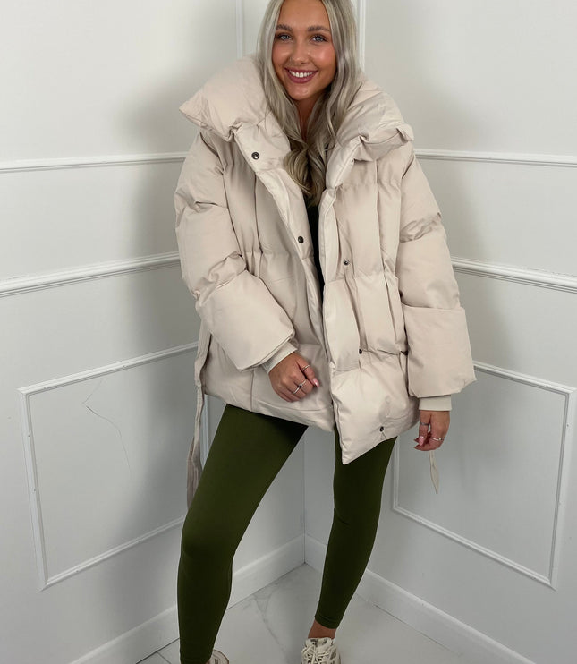 Women's Winter Puffer Jacket, Short and Quilted