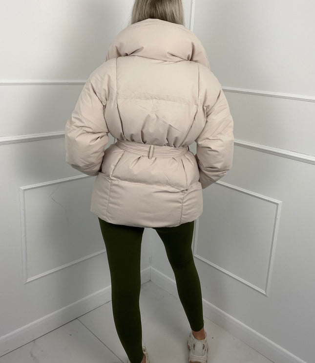 Women's Winter Puffer Jacket, Short and Quilted