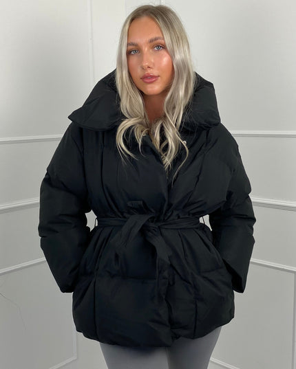 Women's Winter Puffer Jacket, Short and Quilted