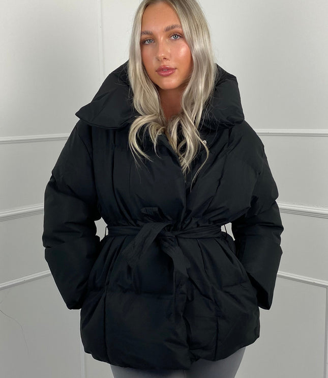 Women's Winter Puffer Jacket, Short and Quilted