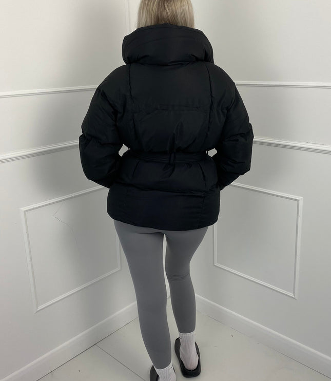 Women's Winter Puffer Jacket, Short and Quilted