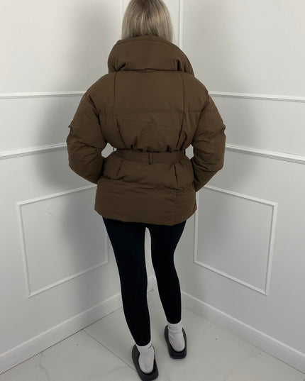 Women's Winter Puffer Jacket, Short and Quilted