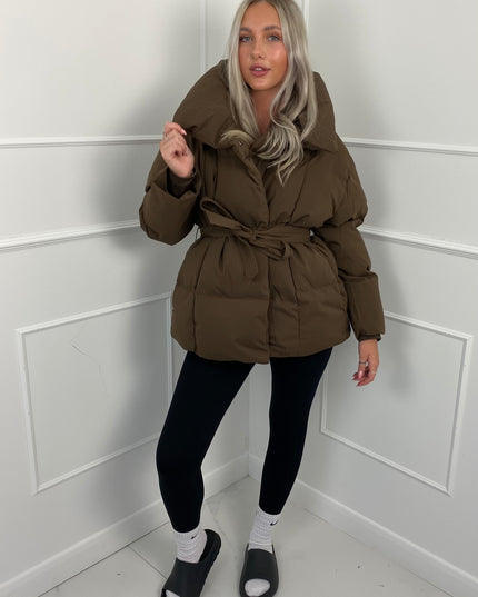 Women's Winter Puffer Jacket, Short and Quilted