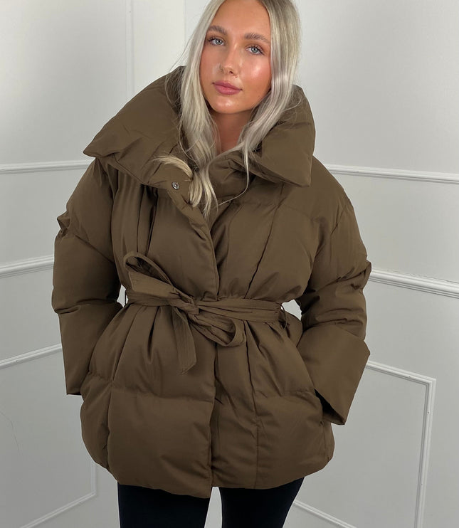 Women's Winter Puffer Jacket, Short and Quilted