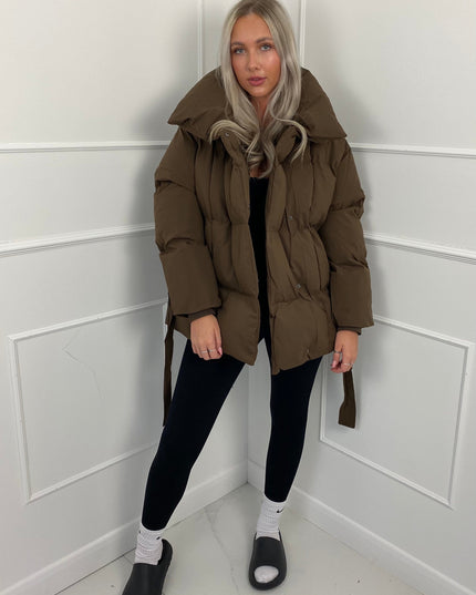 Women's Winter Puffer Jacket, Short and Quilted