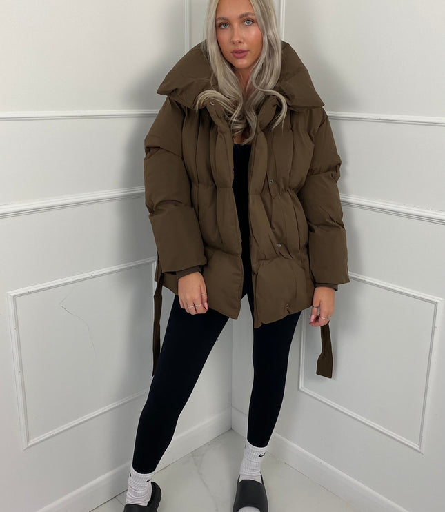 Women's Winter Puffer Jacket, Short and Quilted