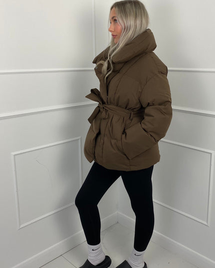 Women's Winter Puffer Jacket, Short and Quilted
