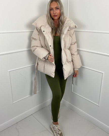Women's Winter Puffer Jacket, Short and Quilted