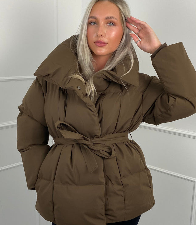 Women's Winter Puffer Jacket, Short and Quilted